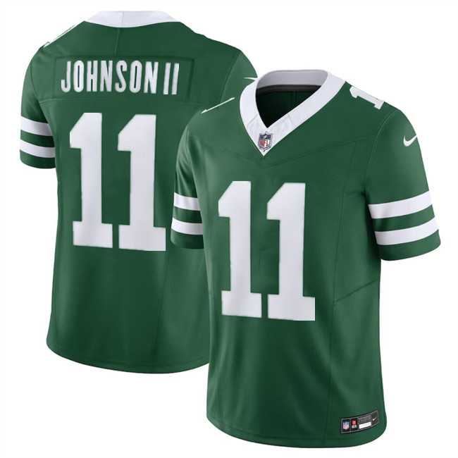 Men & Women & Youth New York Jets #11 Jermaine Johnson Green 2023 F.U.S.E Throwback Limited Stitched Jersey,We sell and wholesale Men & Women & Youth New York Jets #11 Jermaine Johnson Green 2023 F.U.S.E Throwback Limited Stitched Jersey on line form chian!